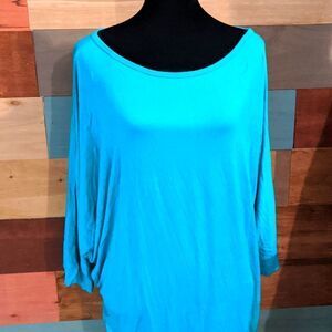 2/$30 nwt 4x jade side shirred super soft top